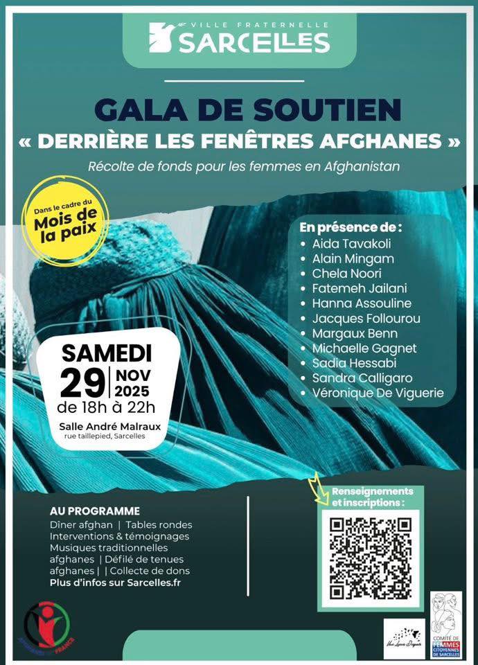 Solidarité à Sarcelles : un gala pour soutenir les femmes afghanes